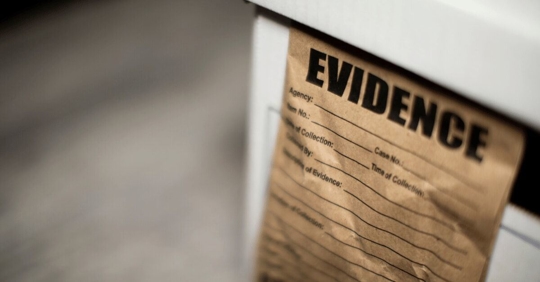 bag of evidence for case